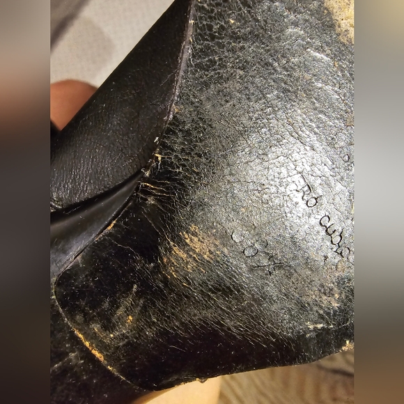 PRADA authentic vintage deepdark brown soft leather over the knee boots Used, 38 - Picture 12 of 16